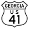U.S. Highway 41 Alternate marker