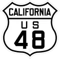 U.S. Route 48 marker