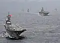 On exercise with a US Navy Wasp-class amphibious assault ship