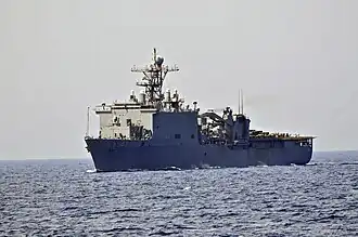 USS&nbsp;Whidbey Island&nbsp;(LSD-41), a dock landing ship and the lead ship of her class