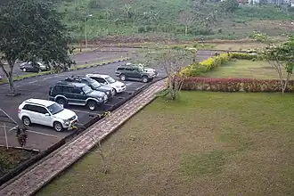 Parking space in the University of Buea