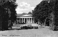 A 1915 photograph of the orangery