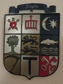 Angeln coat of arms as it appeared 1847-1906