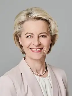 European UnionUrsula von der Leyen,President of the European Commission