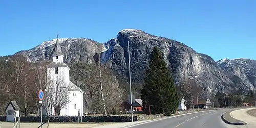 Exterior view of the church