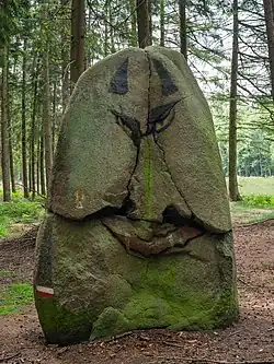 Glacial erratic "Devil's Stone" in Vehrte
