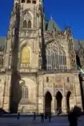 South portal of St. Vitus Cathedral.