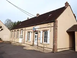 The town hall in Verlin