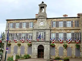 The town hall in Vic-le-Comte
