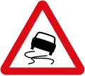 Slippery road