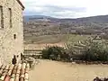 View of the valley from Lacoste, Vaucluse