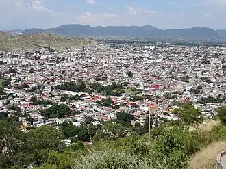 Aerial view of Atlixco