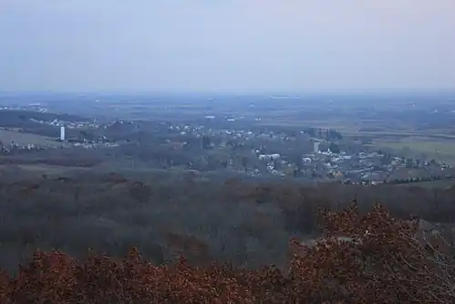 View of Blue Mounds, from Blue Mound State Park