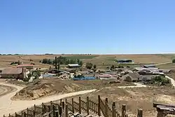 General view of Villanueva de la Condesa (Valladolid, Spain).