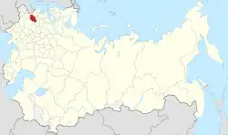 Location in the Russian Empire