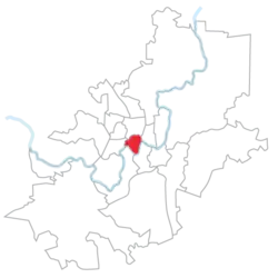 Location of Žvėrynas