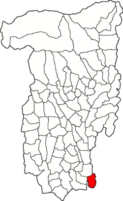 Location in Vâlcea County