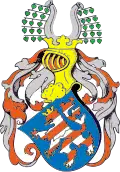 Coat of arms of Landgrave&nbsp;Albert II, 1265 of Thuringia