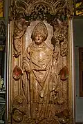 Effigy of Bishop Rudolf II von Scherenberg, by Tilman Riemenschneider