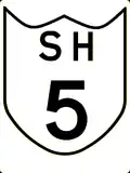 State Highway 5 shield}}