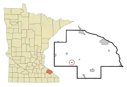 Location of Hammond, Minnesota