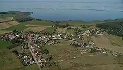 Aerial view of Warsin