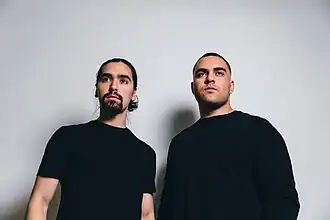 Stuart Brookes (left) and Joachim Speidel (right) in 2019