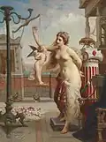 Venus Weighing Cupid