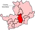 A medium sized-constituency at the centre of the county. It is entirely bounded by other constituencies in the county.