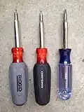 Ridgid and Craftsman multibit screwdrivers made by Western Forge.