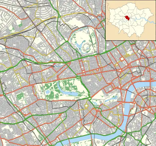 Mayfair is located in City of Westminster