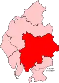 A medium-to-large constituency in the south of the county.