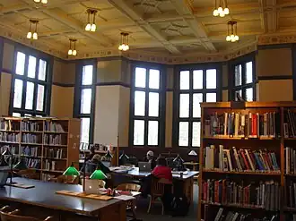 One of the main reading rooms on the second floor