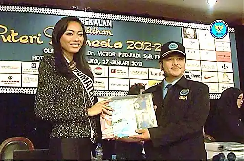 Herman as a guest speaker of The National Narcotics Board of The Republic of Indonesia event - "Beautiful Without Drugs" on 29 January 2013.
