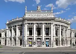 Burgtheater in Vienna, Austria, 1888