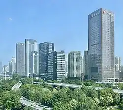 Yuejiazui junction skyine