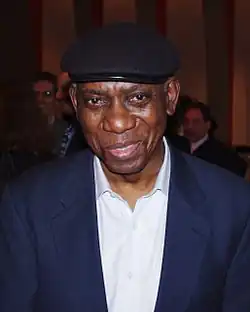 Komunyakaa at the 2011 National Book Critics Circle Awards in March 2012; his book The Chameleon Couch was nominated for the poetry award.