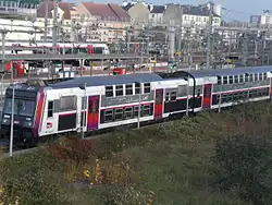 Z 20500 in Carmillon/STIF livery at Pontoise station