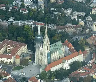 Aerial view of the Cathedral