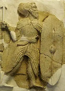 Stucco, Parthian era, Zahhak castle, Hashtrud.