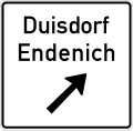 Sign 332.1-20 Exit direction sign (other roads)