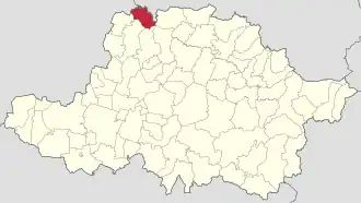 Location within the county