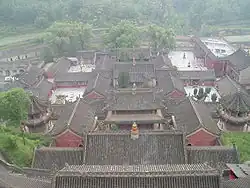 Birdview of the Zunsheng Temple