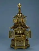 Small cabinet shaped like a pagoda by Komai