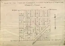 1887 platt for town of Comiskey