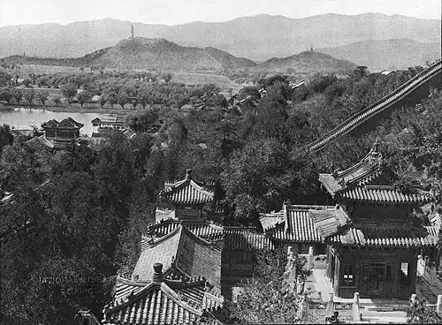 頤和園西之全景