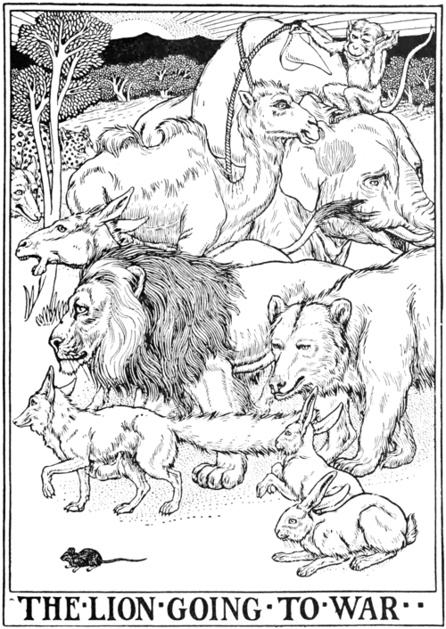 The Lion going to War.