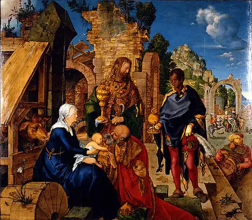 “The Adoration of the Magi.” by Albrecht Dürer.