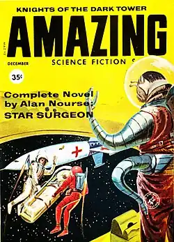 Amazing Science Fiction Stories cover image for December 1959