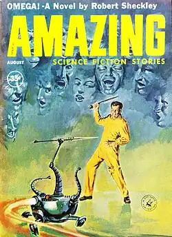 Amazing Science Fiction Stories cover image for August 1960